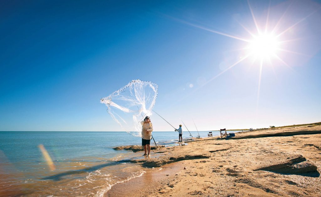 Man fishing near Karumba