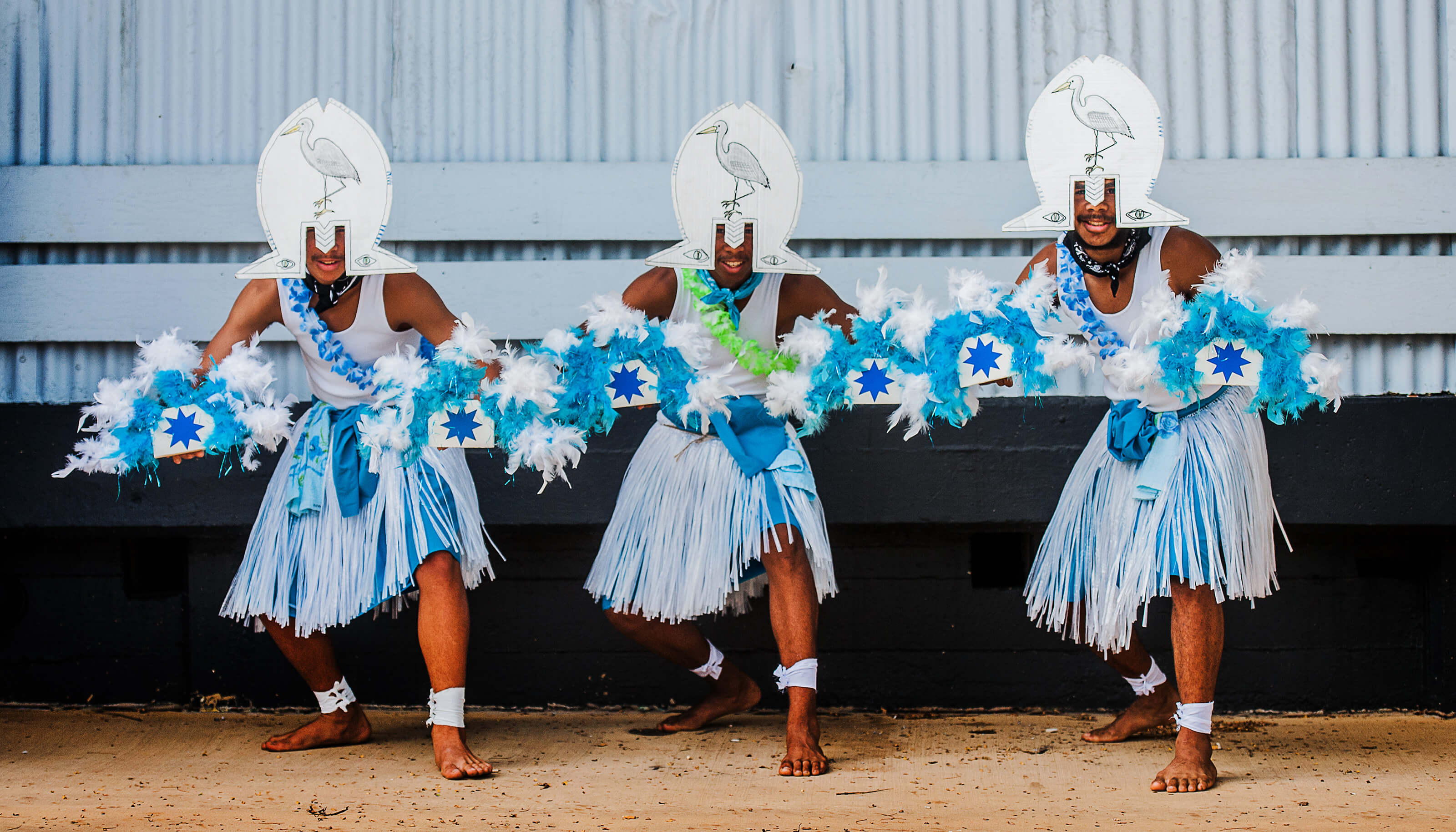 dancers at cairns indigenous art fair