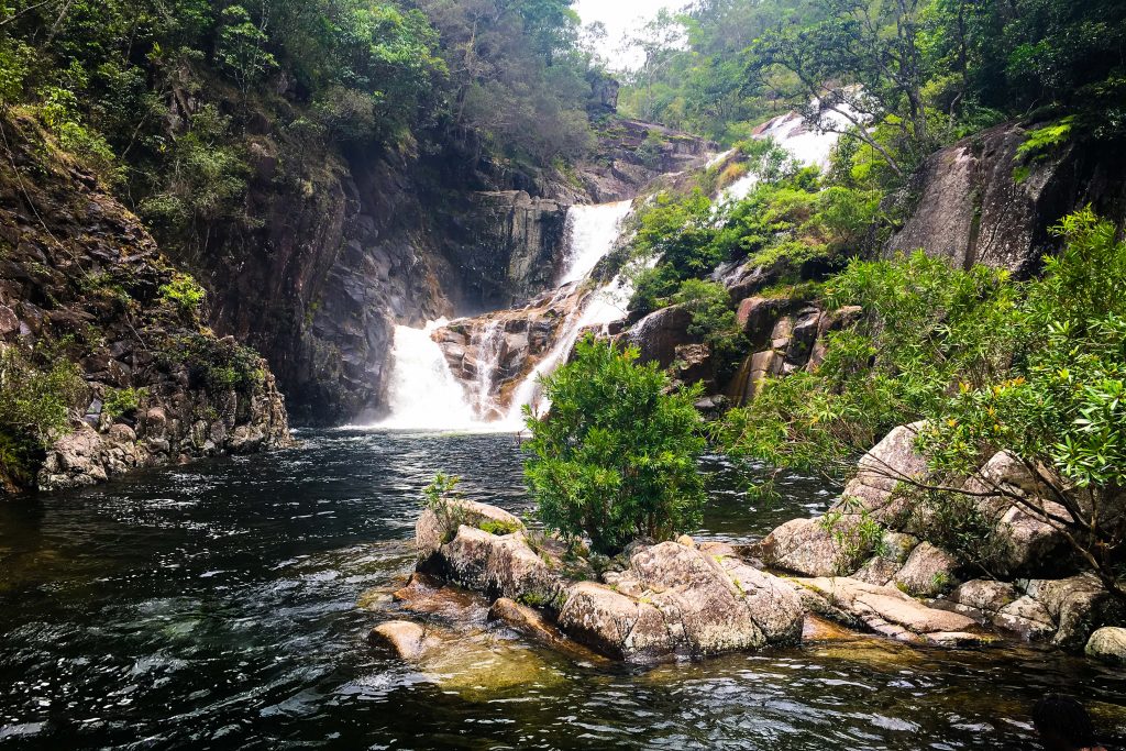 Clamshell Falls at Behana Gorge