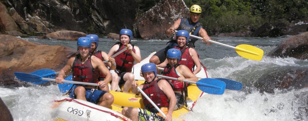 Raging thunder rafting