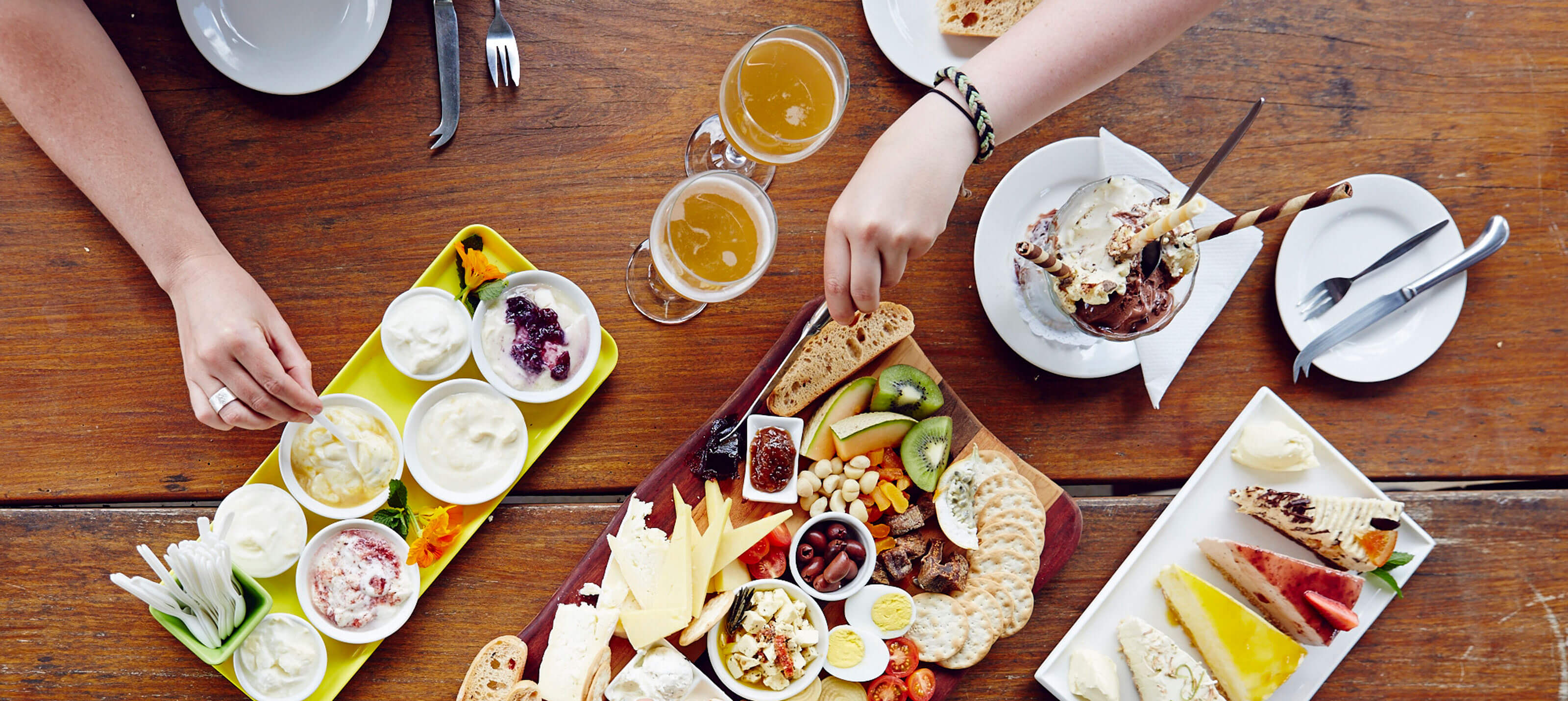 Share plate at Mungalli Diary