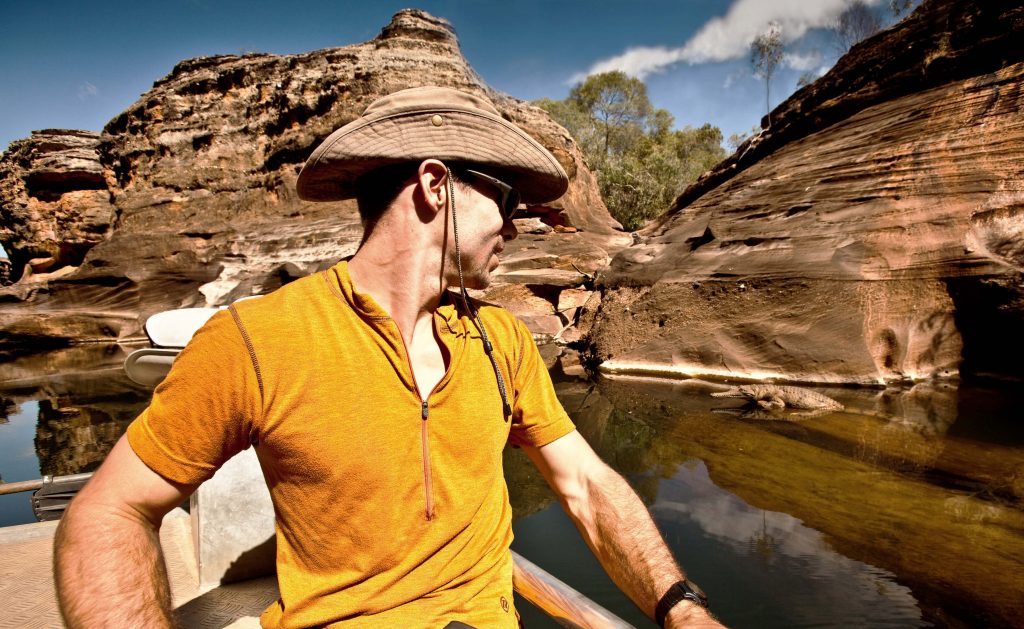 On boat in Cobbald Gorge
