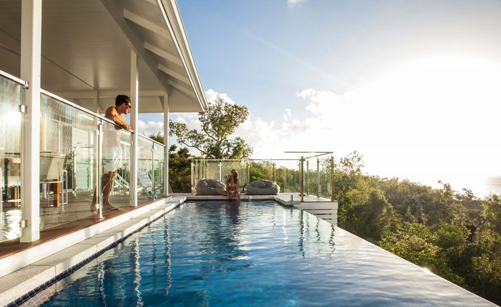 Edge pool at Lizard island resort